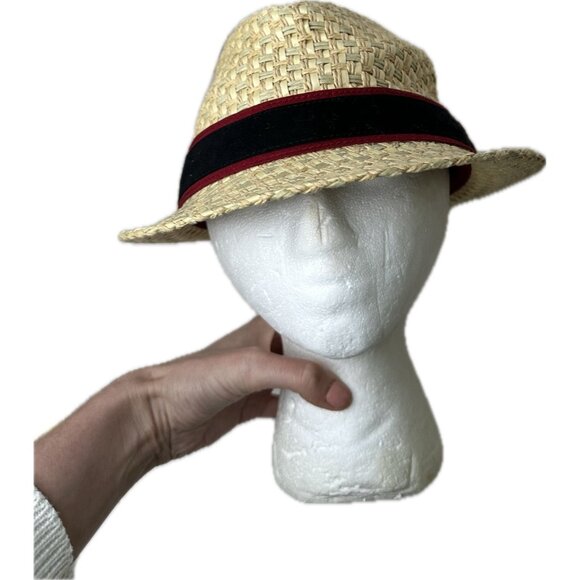 Goorin Bros Straw Fedora Hat Men’s M - Picture 3 of 8